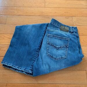 Buckle BKE Jeans Mens 33 X 31 Tyler Straight Leg‎ Mid Wash Denim Cowboy